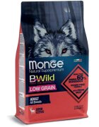 Monge BWild XS-XL Căprioară hrană uscată conținut redus cereale câini 2.5kg