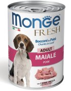Monge Fresh XS-XL Porc conservă hrană umedă câini (în suc propriu) 400g