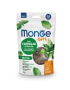 Monge Gift Dental Filled & Crunchy Iepure și Mentă punguță recompense funcționale fără cereale pisici sensibilități dentare 60g