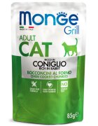 Monge Grill Iepure plic hrană umedă fără cereale pisici (în aspic) 85g