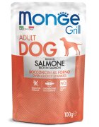 Monge Grill XS-XL Somon plic hrană umedă câini (în suc propriu) bax 100g x 24buc