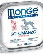 Monge Monoprotein XS-XL Vită tăviță hrană umedă monoproteică fără cereale câini (pate) bax 150g x 24buc