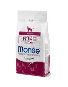 Monge Natural Superpremium Indoor Pui hrană uscată pisici 1.5kg
