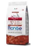 Monge Natural Superpremium Monoprotein Adult Mini XS-S Miel și Orez hrană uscată câini 2.5kg