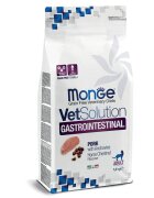 MONGE VETSOLUTION Gastrointestinal Porc dietă veterinară hrană uscată fără cereale pisici sistem digestiv 1.5kg