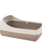 MP BERGAMO Birba Mini litieră pisici cu ramă roz 38x31x17 cm