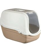 MP BERGAMO Romeo Maxi litieră acoperită pisici roz 44x64x46 cm