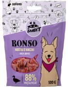 Mr Bandit Bonso Bones XS-XL Rață punguță recompense câini 500g