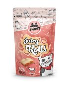 Mr Bandit Juicy Rolls Vită punguță recompense pisici 40g