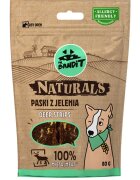 Mr Bandit Natural Stripes XS-XL Căprioară punguță recompense monoproteică fără cereale câini 80g