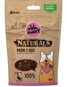Mr Bandit Natural Stripes XS-XL Gâsca punguță recompense monoproteică fără cereale câini 80g