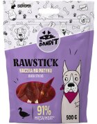 Mr Bandit Rawstick XS-XL Rață punguță recompense fără cereale câini 500g
