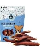 Mr Bandit Soft Strips XS-XL Rață și Cod punguță recompense fără cereale câini 500g