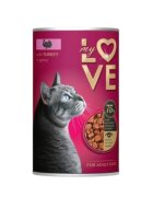 MY LOVE Curcan conservă hrană umedă pisici (în sos) 415g
