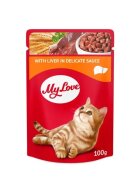 MY LOVE Ficat hrană umedă pisici (în sos) Ficat plic hrană umedă pisici (în sos) 100g