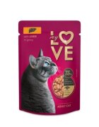 MY LOVE Ficat plic hrană umedă pisici (în sos) 85g