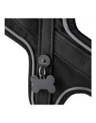MyFamily Memopet ham câini Memopet ham cu NFC câini textil M-L 55-70cm negru