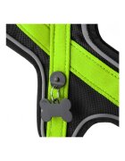 MyFamily Memopet ham câini Memopet ham cu NFC câini textil M-L 55-70cm verde