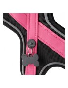 MyFamily Memopet ham câini Memopet ham cu NFC câini textil XXL 80-100cm roz