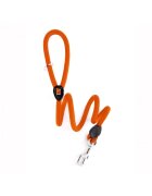 MyFamily Memopet lesă cu NFC câini textil 60kg 1.2cm x 110cm orange