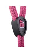 MyFamily Memopet lesă cu NFC câini textil 60kg 1.2cm x 110cm roz