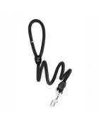 MyFamily Memopet lesă cu NFC câini textil 60kg 1.2cm x 180cm negru
