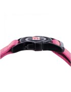 MyFamily Memopet zgardă ajustabilă cu NFC câini textil 26-37cm roz
