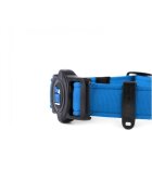 MyFamily Memopet zgardă ajustabilă cu NFC câini textil 35-53cm albastru