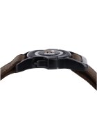 MyFamily Memopet zgardă ajustabilă cu NFC câini textil 35-53cm maro