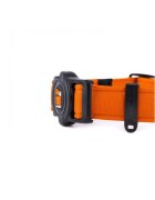 MyFamily Memopet zgardă ajustabilă cu NFC câini textil 44-68cm orange