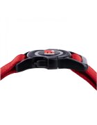 MyFamily Memopet zgardă ajustabilă cu NFC câini textil 44-68cm roșu