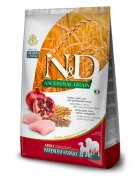 N&D Ancestral Grain Adult Medium & Maxi M-XL Pui și Rodie hrană uscată câini 2.5kg
