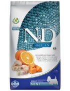 N&D Ocean Adult Mini XS-S Cod și dovleac hrană uscată fără cereale câini 2.5kg