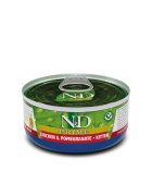 N&D Prime Kitten Pui și Rodie hrană umedă fără cereale pisici junior 70g