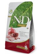 N&D Prime Kitten Pui și Rodie hrană uscată fără cereale pisici junior 1.5kg