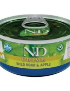 N&D Prime Mistreț și Măr conservă hrană umedă fără cereale pisici (în sos) 70g