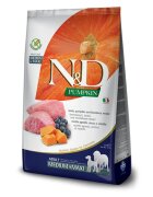N&D Pumpkin Adult Medium/Maxi M-XL Miel și afine hrană uscată fără cereale câini 12kg