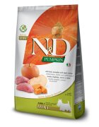 N&D Pumpkin Adult Mini XS-S Mistreț și Măr hrană uscată fără cereale câini 7kg