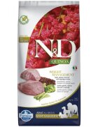 N&D Quinoa Controlul Greutatii Miel XS-XL hrană uscată fără cereale câini obezitate 7kg