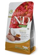 N&D Quinoa Skin & Coat Prepeliță hrană uscată fără cereale pisici piele & blană 1.5kg
