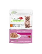 Natural Trainer Kitten & Young Curcan plic hrană umedă pisici junior (în sos) 85g