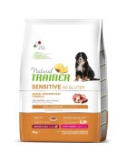 Natural Trainer Sensitive No Gluten Puppy&Junior M-XL Rață hrană uscată monoproteică câini junior sistem digestiv 3kg