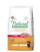 Natural Trainer Speciality Nutrition Sensitive XS-S Iepure hrană uscată monoproteică câini sistem digestiv 2kg