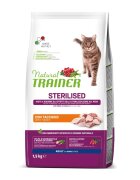 Natural Trainer Sterilised Curcan hrană uscată pisici sterilizate 1.5kg
