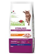 Natural Trainer Sterilised Curcan hrană uscată pisici sterilizate 10kg