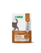 Natures Protection Healthy Growth Kitten Pui și Vită plic hrană umedă pisici junior sistem imunitar (în sos) 100g