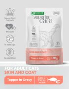 Natures Protection Superior Care Skin & Coat Ton și Creveți plic hrană umedă pisici piele & blană (topping) 70g