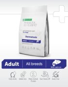 Natures Protection Superior Care Veterinary Diet Dermatosis XS-XL Somon dietă veterinară hrană uscată monoproteică câini piele & blană 10kg