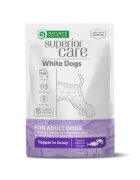 Natures Protection Superior Care White Dogs XS-XL Ton și Somon plic hrană umedă câini (topping) 70g