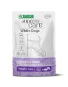 Natures Protection Superior Care White Dogs XS-XL Ton și Somon plic hrană umedă câini (topping) 70g
